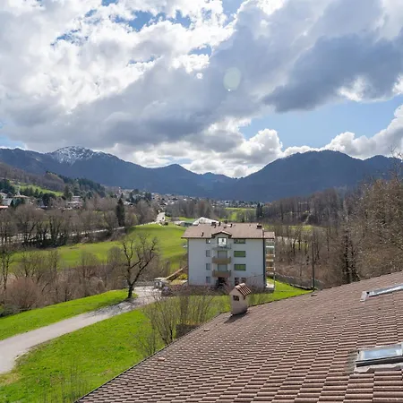 Mountain With Fireplace And Mountain View