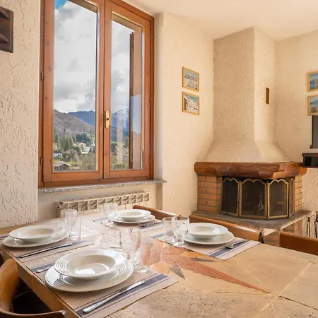 Mountain With Fireplace And Mountain View *